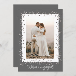 We're Engaged Personalised Photo Engagement Party Invitation