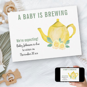 We're Expecting A Baby is Brewing Pregnancy Announcement