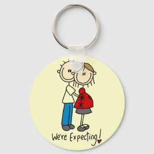 We're Expecting Baby Tshirts and gifts Key Ring