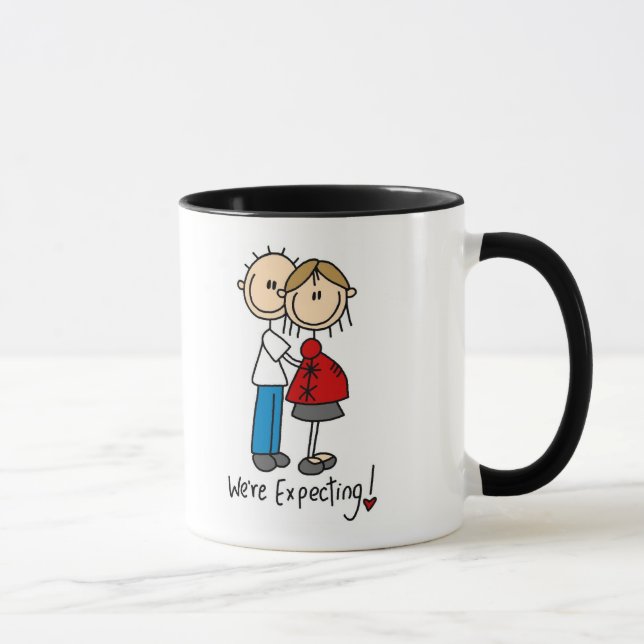 We're Expecting Baby Tshirts and gifts Mug (Right)