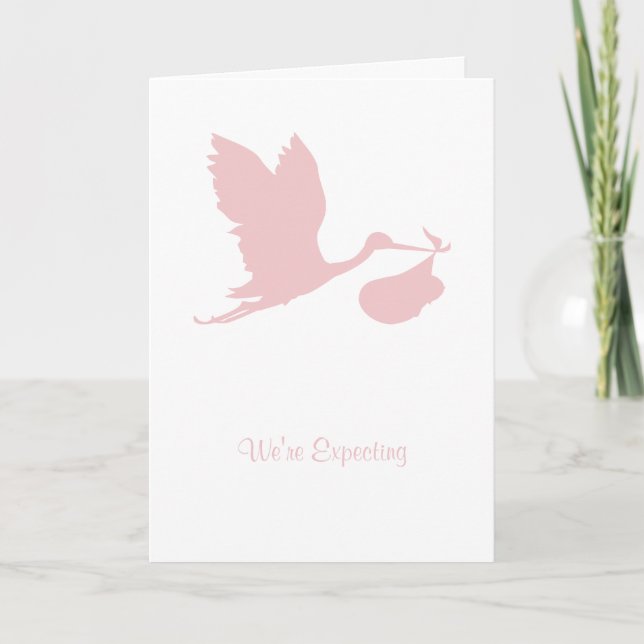 We're Expecting Card (Front)