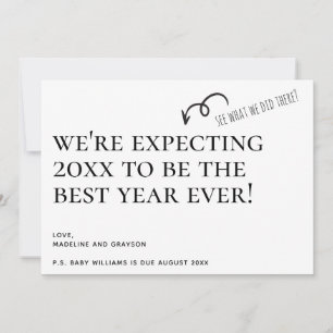 We're Expecting New Year Pregnancy Announcement