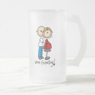 We're Expecting! Pregnant Stick Figure Mug
