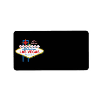 We're Getting Married in Las Vegas Label