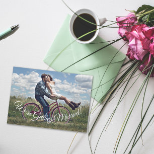 We're Getting Married Photo Save the Date Card