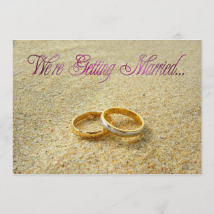 We're Getting Married Wedding Invitation