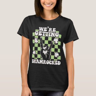 We're Getting Shamrocked St Patricks Day Bachelore T-Shirt