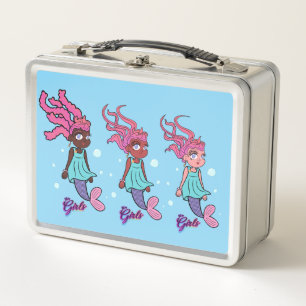 We're Girls USA © Collectable Mermaid Lunchboxes.  Metal Lunch Box