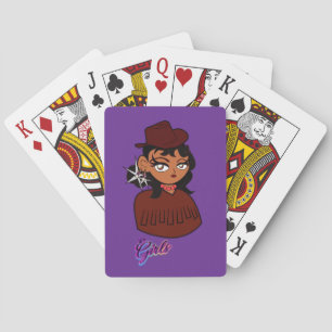 We're Girls USA © Cowgirl Chicago-Style Playing Cards