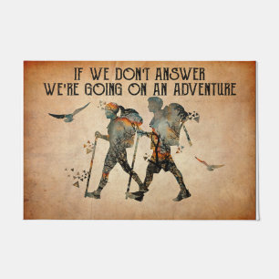 We're Going On An Adventure Doormat