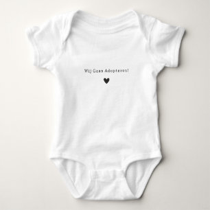 We're going to Adopt New Baby Child Romper Baby Bodysuit