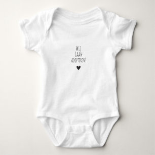 We're going to Adopt New Baby Child Romper Bodysuit