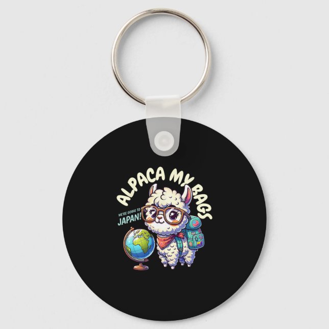 We're Going To Japan! Funny Group Japanese  Key Ring (Front)