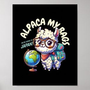 We're Going To Japan! Funny Group Japanese Poster