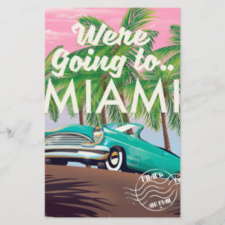 Were going to Miami Stationery