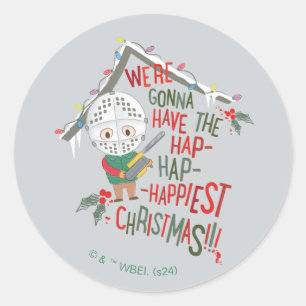 We're Gonna Have The Hap-Hap-Happiest Christmas Classic Round Sticker