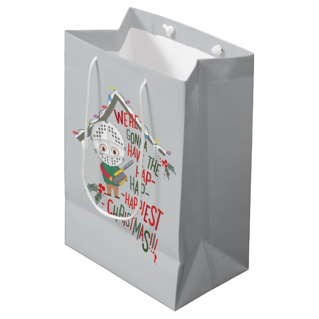 We're Gonna Have The Hap-Hap-Happiest Christmas Medium Gift Bag (Front Angled)