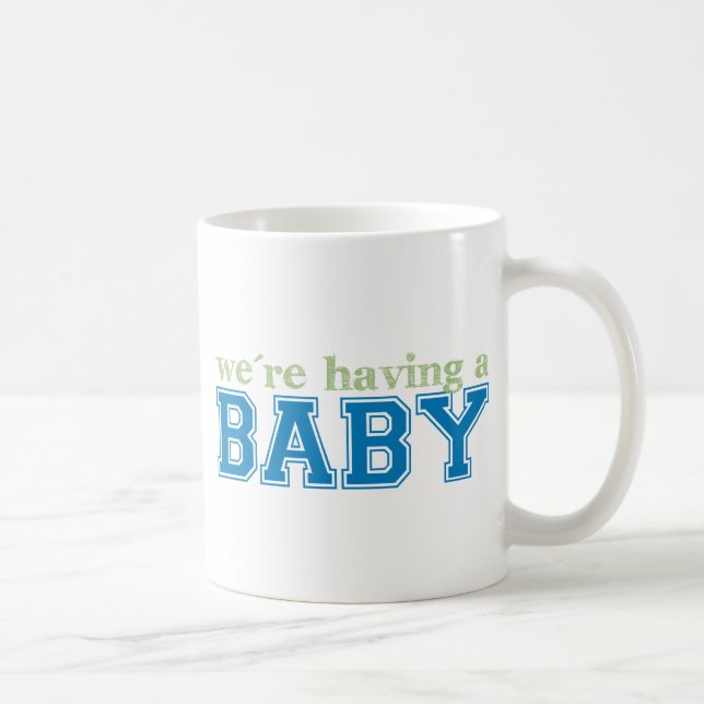 We're Having a Baby! Coffee Mug (Right)