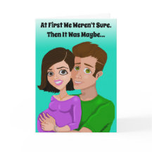 We're Having a Baby Greeting Card