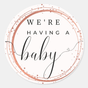 We're Having A Baby Stickers