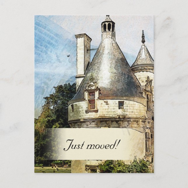 We're in a New Castle Custom New Address Announcement Postcard (Front)