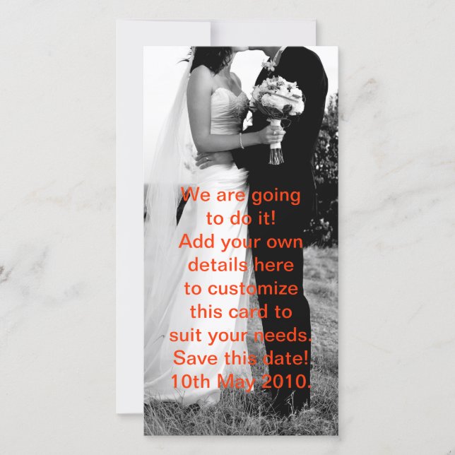 We're in Love! Save The Date (Front)