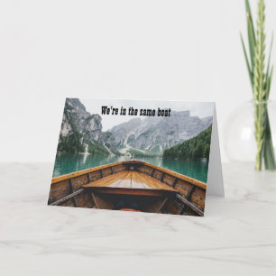 We're in the same boat, I've got your back Card