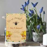 We're meant to bee Yellow Floral Spring Vintage
