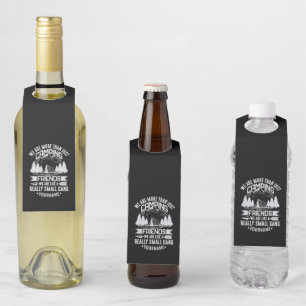 We're More Than Just Camping Friends Bottle Tag