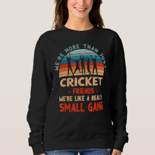 We're More Than Just Cricket Friends Vintage Sport Sweatshirt