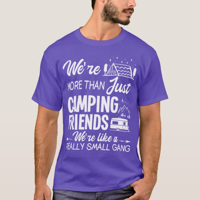 Were Morehan Just Camping Friends matching girl T-Shirt (Front)