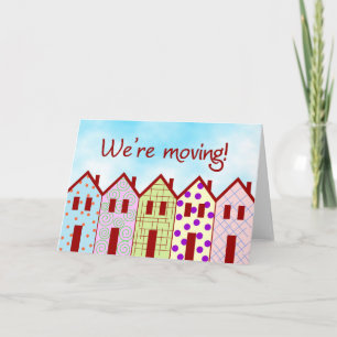 We're moving announcement