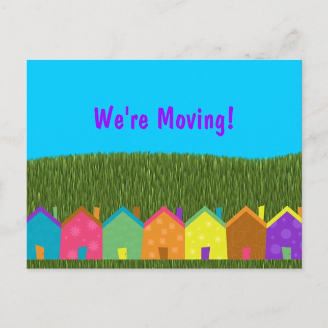 We're Moving! Announcement Card (Front)