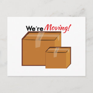 Were Moving Announcement Postcard