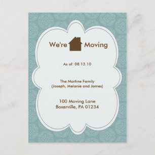 We're Moving Announcement Postcards