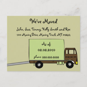 We're Moving Announcement Postcards