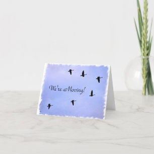 We're Moving Card