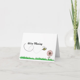 We're Moving Honey Bee Announcement