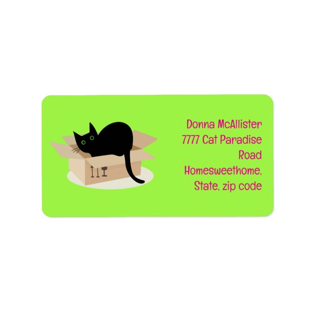 we're moving label (Front)