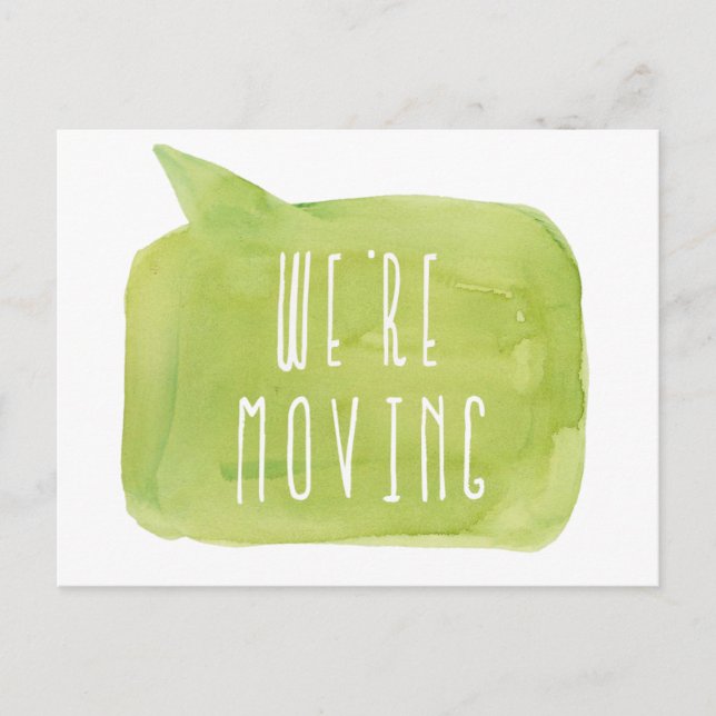 We're Moving New Address House Home Photo Postcard (Front)