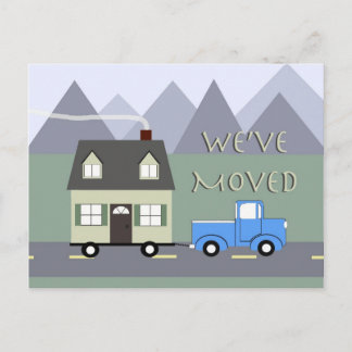 We're Moving Postcard