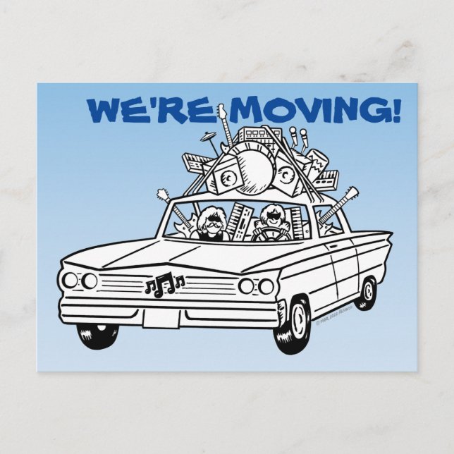 We're Moving! Postcard (Front)