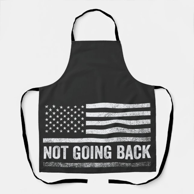 We're Not Going Back Harris Walz Election  Apron (Front)
