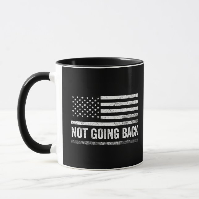 We're Not Going Back Harris Walz Election  Mug (Left)