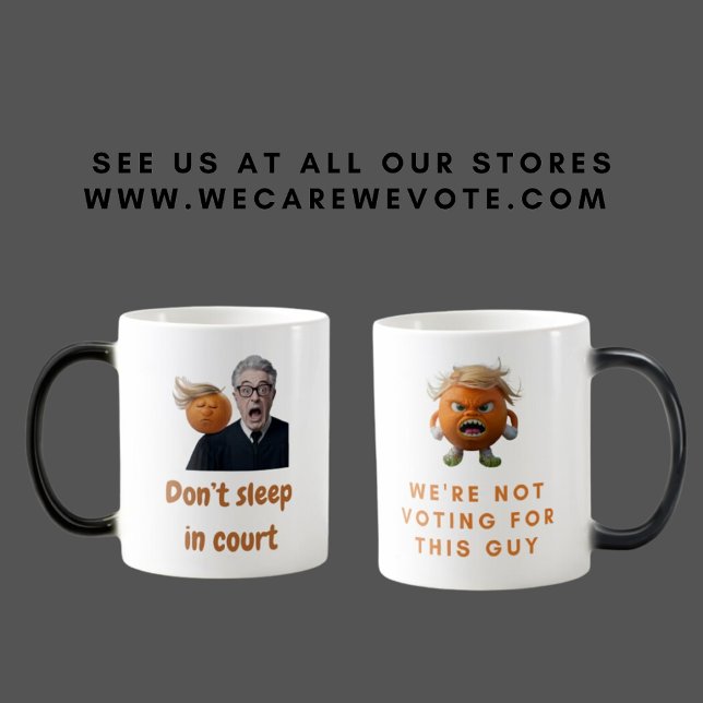 We're NOT voting for THIS guy Coffee Mug (Creator Uploaded)