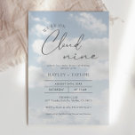 We're On Cloud 9 Baby Shower Invitation<br><div class="desc">We're On Cloud 9 Baby Shower Invitation
Add custom text to the back to provide any additional information needed for your guests.</div>