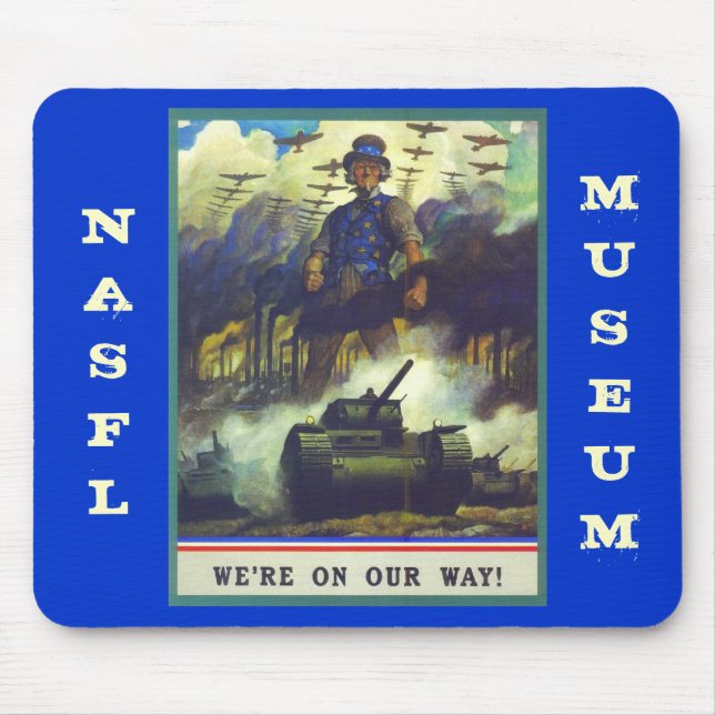 We're on our way mouse mat (Front)