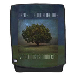 We're one with Nature - Everything is connected Backpack