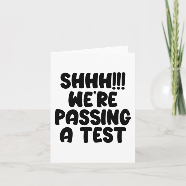 Were Ping A Test Funny Test Day 2022 Testing Teach Card (Front)