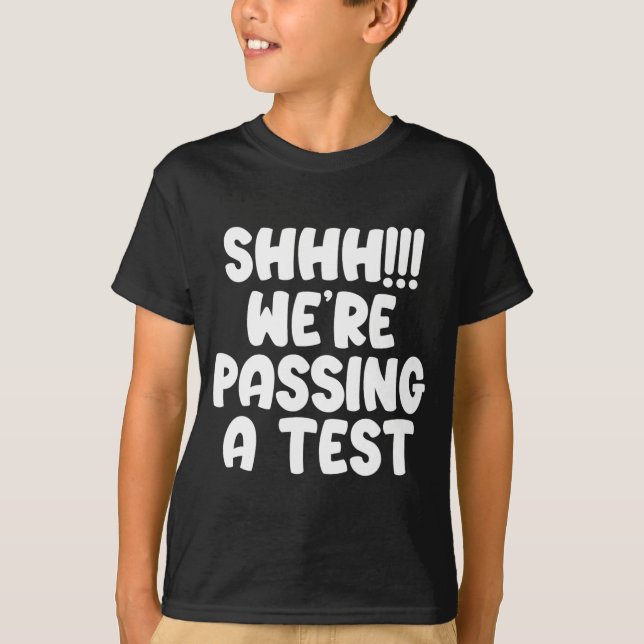 Were Ping A Test Funny Test Day 2024 Testing Teach T-Shirt (Front)